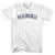 Hawaii Cotton T-Shirt - White - 2 X - Final Sale - M1
