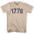 1776 Year Celebration Cotton T-Shirt - Creme - Small - Final Sale - M1