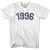 1996 Year Celebration Cotton T-Shirt - White - XL - Final Sale - M1