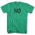 NO T-Shirt - Athletic Green Tri-Blend - 2X - Final Sale - M1