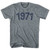 1971 Year Celebration T-Shirt - Athletic Grey Tri-Blend -Small - Final Sale - M3