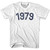 1979 Year Celebration T-Shirt - White - XL - Final Sale - M3
