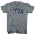 1776 Year Celebration T-Shirt - Athletic Grey Tri-Blend - Medium - Final Sale - M8