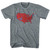 Election Map 2024 T-Shirt - Athletic Grey Tri-Blend - XL - Final Sale - M8