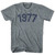 1977 Year Celebration T-Shirt - Athletic Grey Tri-Blend - Woman's Medium - Final Sale - M8