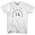 American USA Bennington Flag Cotton T-Shirt - White - Large - Final Sale - M12