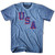 USA Miracle T-Shirt - Athletic Blue Tri-Blend - Men's Small - Final Sale - M11