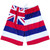 Hawaii Flag Lacrosse Shorts - Large - Final Sale - MS