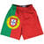 Portugal Country Flag Lacrosse Shorts Made In USA - Portugal Flag Color