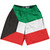 Kuwait Country Flag Lacrosse Shorts Made In USA - Kuwait Flag Color