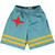 Aruba Country Flag Lacrosse Shorts Made In USA - Aruba Flag Color