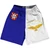 Azores Country Flag Lacrosse Shorts Made In USA - Azores Flag Color