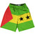 Sao Tome And Principe Country Flag Lacrosse Shorts Made In USA - Sao Tome And Principe Flag Color