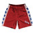 USA Miracle Red Athletic Running Fitness Exercise Shorts 7" Inseam Shorts - Red