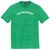 Murfreesboro Text White Font Mens Tri-Blend DTG T-shirt - Green Kelly