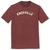 Knoxville Text White Font Mens Mens Tri-Blend DTG T-shirt - Maroon Heather
