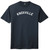 Knoxville Text White Font Mens Mens Tri-Blend DTG T-shirt - Navy Blue Solid