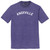 Knoxville Text White Font Mens Mens Tri-Blend DTG T-shirt - Purple Heather
