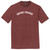 Grand Prairie Text White Font Mens Tri-Blend DTG T-shirt - Maroon Heather