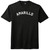 Amarillo Text White Font Mens Tri-Blend DTG T-shirt - Black Solid