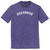 Oceanside Text White Font Mens Tri-Blend DTG T-shirt - Purple Heather