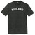 Midland Text White Font Mens Tri-Blend DTG T-shirt - Black Heather