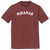 Miramar Text White Font Mens Tri-Blend DTG T-shirt - Maroon Heather