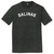 Salinas Text White Font Mens Tri-Blend DTG T-shirt - Black Heather