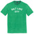 Salt Lake City Text White Font Mens Tri-Blend DTG T-shirt - Green Kelly