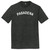 Pasadena Text White Font Mens Tri-Blend DTG T-shirt - Black Heather
