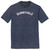 Sunnyvale Text White Font Mens Tri-Blend DTG T-shirt - Navy Blue Heather