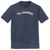 Tallahassee Text White Font Mens Tri-Blend DTG T-shirt - Navy Blue Heather