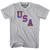USA Miracle Cotton T-shirt - Cool Grey - Men's Large - Final Sale - M16