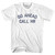 Go Ahead Call HR T-Shirt - White Cotton - Men's 2XL - Final Sale - M28