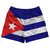 Cuba Country Flag Rugby Shorts - Blue & White & Red