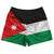 Jordan Country Flag Rugby Shorts - Black & White & Green