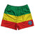 Ethiopia Country Flag Rugby Shorts - Green & Yellow & Red