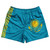Kazakhstan Country Flag Rugby Shorts - Light Blue & Gold