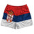 Serbia Country Flag Rugby Shorts - Red & Blue & White
