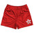 Hong Kong Country Flag Rugby Shorts - Red & White