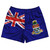Cayman Islands Flag Rugby Shorts - Blue & White & Red