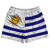 Uruguay Country Flag Rugby Shorts - Blue & White & Yellow
