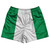 Nigeria Country Flag Rugby Shorts - Green & White