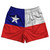 Chile Country Flag Rugby Shorts - Blue & White & Red