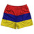 Armenia Flag Rugby Shorts - Red & Blue & Orange