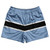 Botswana Country Flag Rugby Shorts - Light Blue & Black & White
