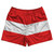 Austria Country Flag Rugby Shorts - Red & White