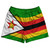 Zimbabwe Country Flag Rugby Shorts - Green & Yellow & Red