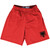 Albania Country Flag Lacrosse Shorts - Red & Black
