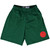 Bangladesh Country Flag Lacrosse Shorts - Green & Red